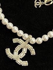 CHANEL| Pearl CC Logo Necklace - 2