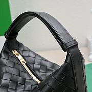 BOTTEGA VENETA| Mini Black Wallace Shoulder Bag - 22x13x9.5cm - 4