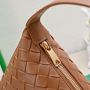 BOTTEGA VENETA| Mini Brown Wallace Shoulder Bag - 22x13x9.5cm - 4