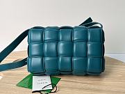 BOTTEGA VENETA| Small Blau Padded Cassette - 26x18x8cm - 4