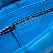 BOTTEGA VENETA| Small Pool Blue Padded Cassette - 26x18x8cm - 2