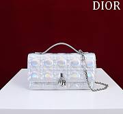 DIOR| Miss Silver-Tone Cannage Lambskin - 21x11.5x4.5cm - 1