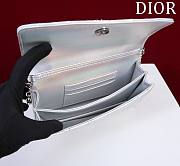 DIOR| Miss Silver-Tone Cannage Lambskin - 21x11.5x4.5cm - 2