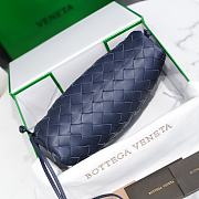 BOTTEGA VENETA| Mini Pouch In Navy Blue - 23x13x8cm - 5