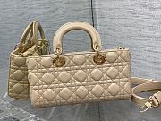 DIOR| Lady Sand-Brown Lambskin Cannage - 22.5x6x11.5cm - 2