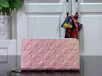 Louis Vuitton| Pink Zippy Wallet M81299 - 19.5x10.5x2.5cm