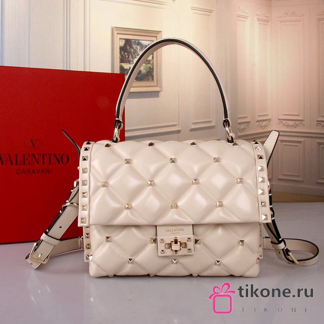 Valentino Garavani Candystud White A355375 - 23x17.5x11cm - 1