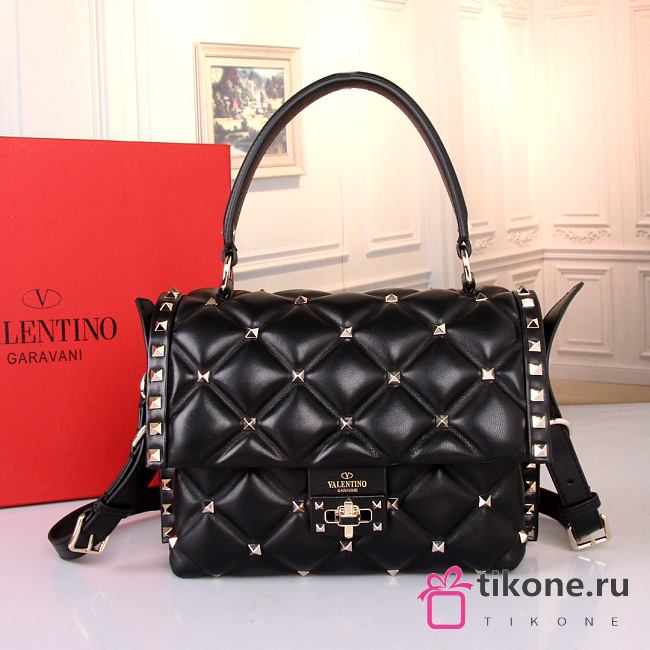 Valentino Garavani Candystud Black A355374 - 23x17.5x11cm - 1