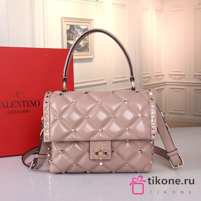 Valentino Garavani Candystud Powder Pink A355370 - 23x17.5x11cm - 1