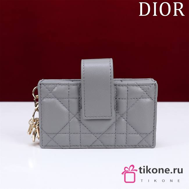 Miss Dior Cloud Blue Wallet - 10.4×7×2cm - 1