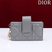 Miss Dior Cloud Blue Wallet - 10.4×7×2cm - 1