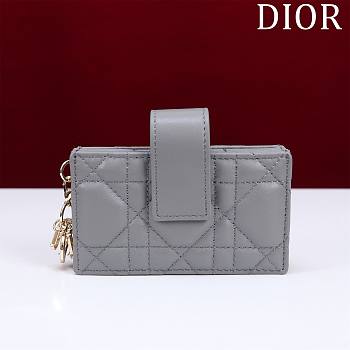 Miss Dior Cloud Blue Wallet - 10.4×7×2cm