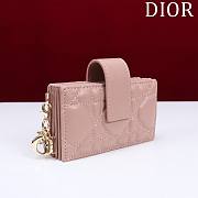 Miss Dior Cloud Pink Wallet - 10.4×7×2cm - 2