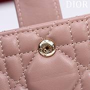 Miss Dior Cloud Pink Wallet - 10.4×7×2cm - 5