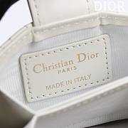 Miss Dior White Wallet - 10.4×7×2cm - 3