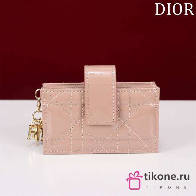 Miss Dior Pink Wallet - 10.4×7×2cm - 1