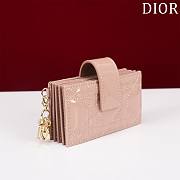 Miss Dior Pink Wallet - 10.4×7×2cm - 5