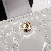 Miss Dior Grey Wallet - 10.4×7×2cm - 3