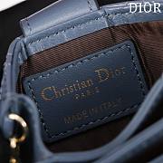 Miss Dior Navy Wallet - 10.4×7×2cm - 2