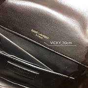 Saint Laurent Vicky Vernis Small Patent - 20.5x17x8cm - 5