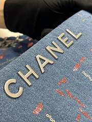 Chanel 22 Denim Blue - 35x37x7cm - 3