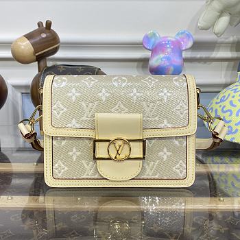 LOUIS VUITTON| Mini Dauphine In Beige Canvas -  20x15x9cm