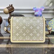 LOUIS VUITTON| Mini Dauphine In Beige Canvas -  20x15x9cm - 2