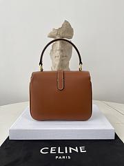 CELINE| Tabou Mini Bag In Tan Leather - 12×16×5cm - 2