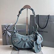 Balenciaga Le Cagole Blue Denim - 26x16x6cm - 1