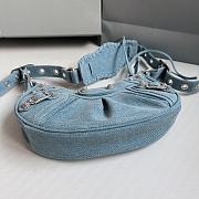 Balenciaga Le Cagole Blue Denim - 26x16x6cm - 3