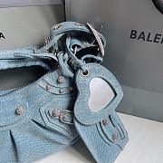 Balenciaga Le Cagole Blue Denim - 26x16x6cm - 2