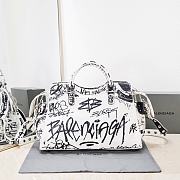 Balenciaga Neo Cagole City XS leather tote bag - 38x17x24cm - 4