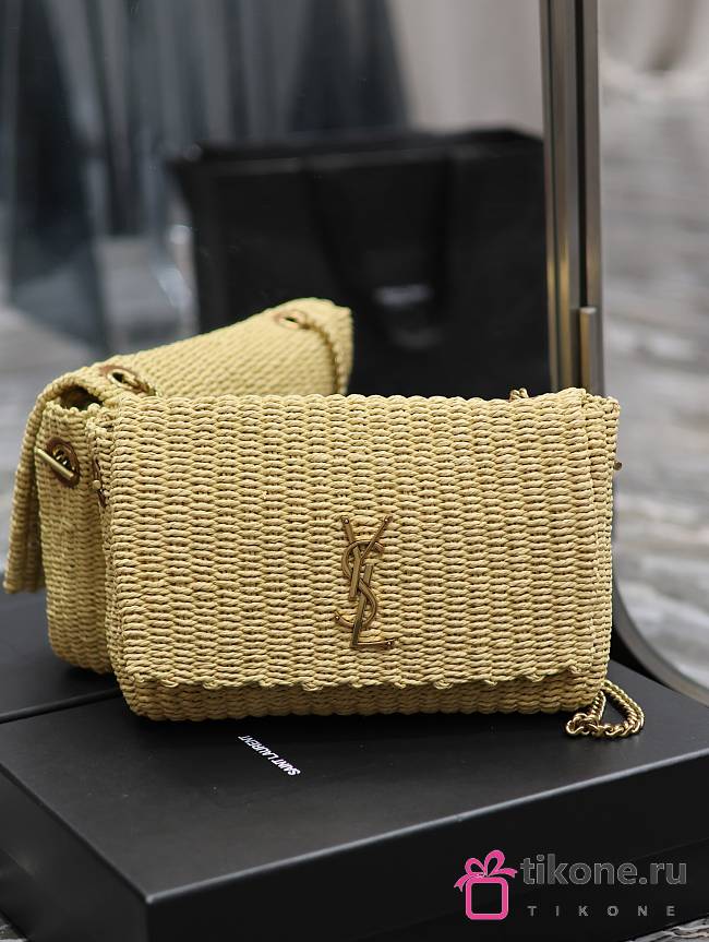 Saint Laurent| Medium Kate Raffia Bag - 28.5×20×6cm - 1