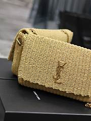 Saint Laurent| Medium Kate Raffia Bag - 28.5×20×6cm - 5