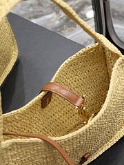 YSL Le 5 à 7 Hobo Raffia Bag - 23×16×6.5cm - 5