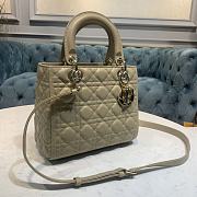 Dior Lady Mode Beige Bag - 24x12x20cm - 4