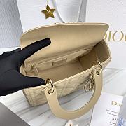 Dior Lady Cannage Beige Bag - 24x12x20cm - 2