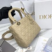 Dior Lady Cannage Beige Bag - 24x12x20cm - 5