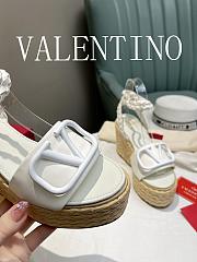 Valentino White Platform Sandals  - 2