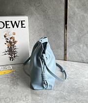 Loewe Flamenco Clutch In Blue - 30x24.5x10.5cm - 3