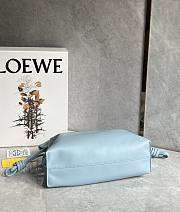 Loewe Flamenco Clutch In Blue - 30x24.5x10.5cm - 2