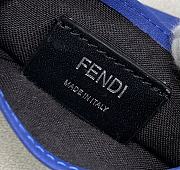 Fendi| Blue Adorned Bifold Wallet - 4