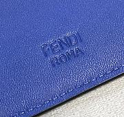 Fendi| Blue Adorned Bifold Wallet - 2