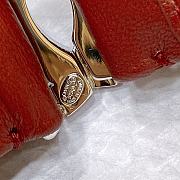 CHANEL| Red Elastic Belt Width 30mm - 5