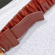 CHANEL| Red Elastic Belt Width 30mm - 4