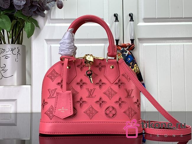 Louis Vuitton Small Nicolas Pink Alma - 23.5x17.5x11.5cm - 1