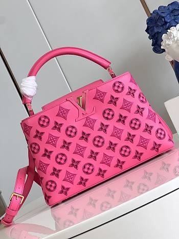 Louis Vuitton Nicolas Pink Capucines - 31.5x20x11cm