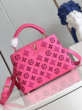 Louis Vuitton Medium Nicolas Pink Capucines - 27x18x9cm