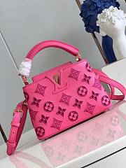 Louis Vuitton Small Nicolas Pink Capucines - 21x14x8cm - 1