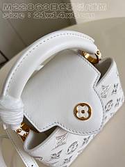 Louis Vuitton Small Nicolas White Capucines - 21x14x8cm - 3